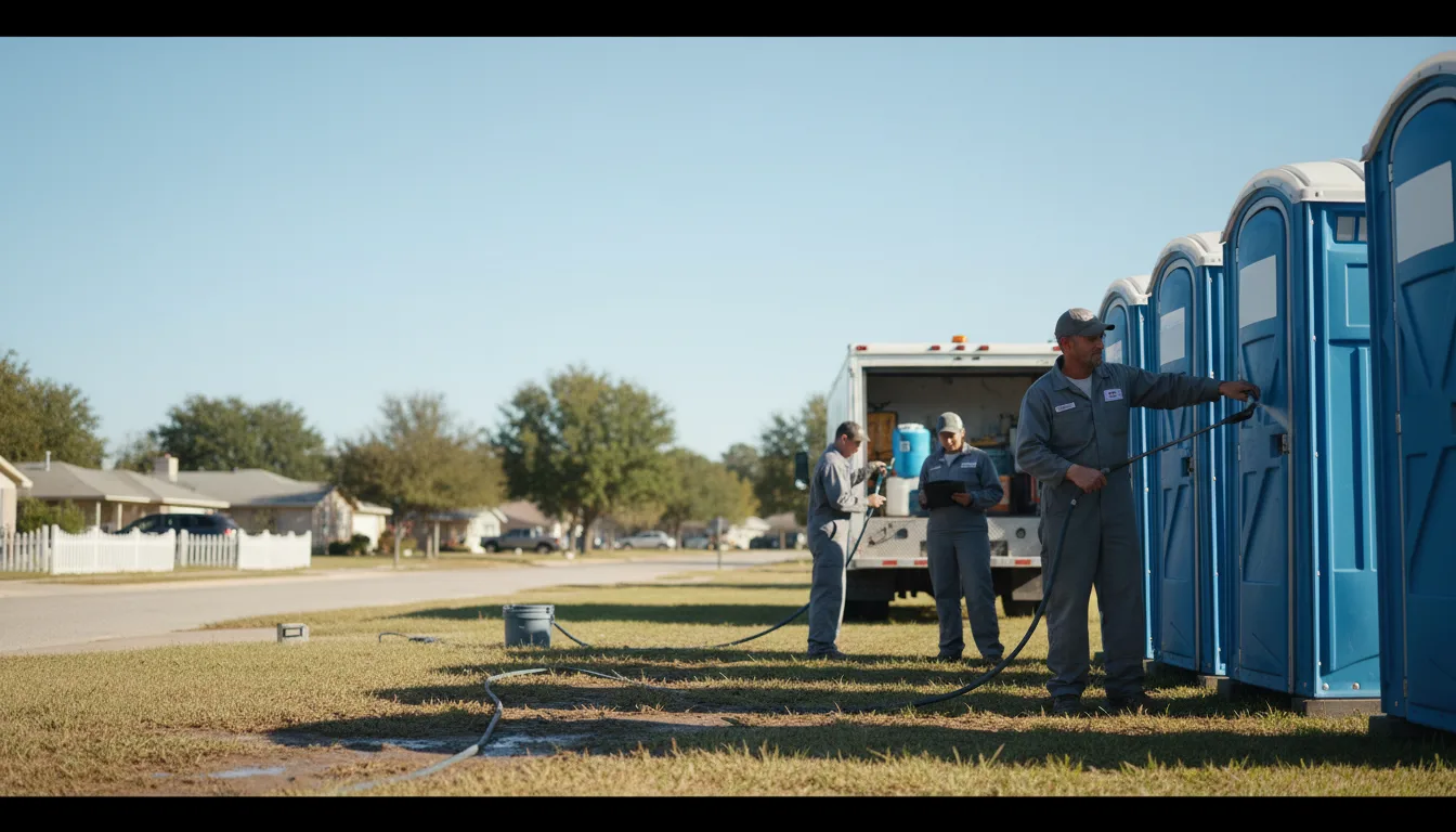 Long-Term Portable Toilet Rental in Frisco, TX near me